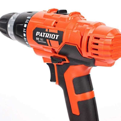 Аккумуляторная дрель-шуруповерт Patriot BR 180 (аккумуляторный шуруповерт Патриот 180), 180301450-Tehinstrument