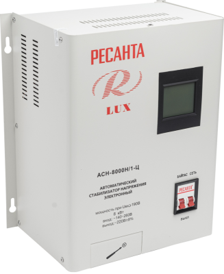 Стабилизатор напряжения серии LUX РЕСАНТА АСН-8000Н/1-Ц-Tehinstrument