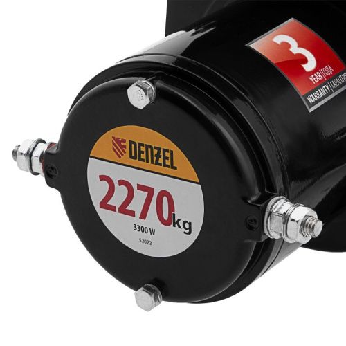 Лебедка автомобильная электрическая LB-2200, 2.2 т, 3.3 кВт, 12 В Denzel-Tehinstrument