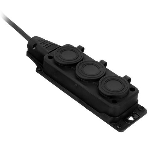 Удлинитель-шнур силовой Top Series, КГТТ, 20м, 3 розетки, 3 x 1,5 мм, 3 м Denzel-Tehinstrument