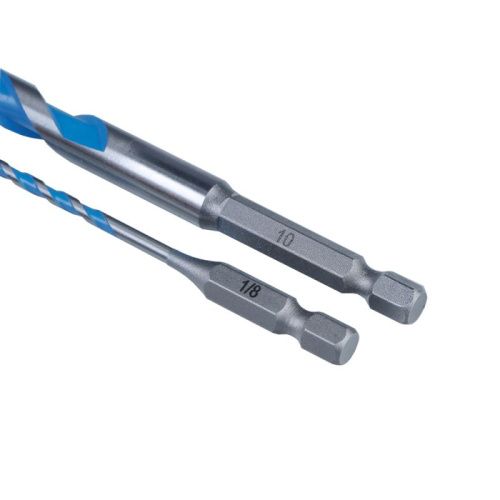 Набор универсальных свёрл 10 шт: 3мм, 4мм, 5мм, 6мм, 8мм, 10мм, кейс Hanskonner-Tehinstrument