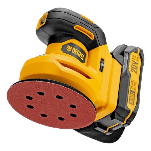 Машина шлифовальная эксцентриковая аккумуляторная Denzel CROSH-20-125, Li-Ion-Tehinstrument