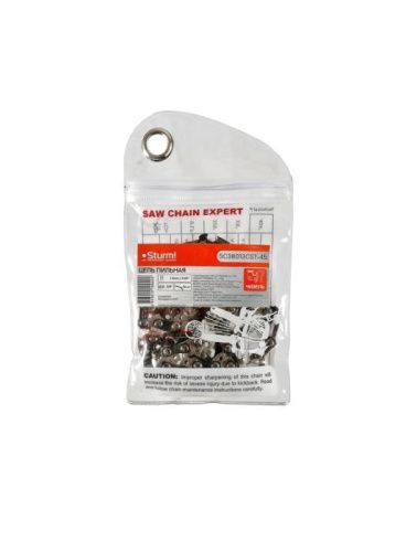 Цепь  Sturm 45 звеньев, паз 0,050", шаг 3/8", КВАДРАТНЫЙ ХРОМИРОВАННЫЙ, КАЛЕНЫЙ з-Tehinstrument