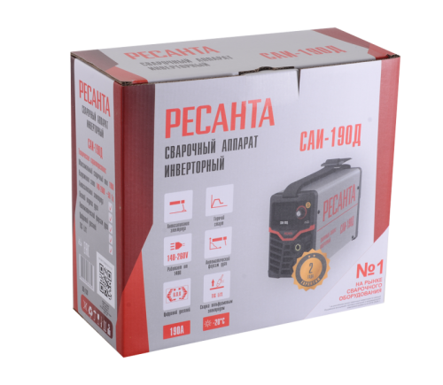 Сварочный аппарат инверторный Ресанта САИ-190Д-Tehinstrument