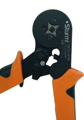 Пресс-клещи для втулочных наконечников 0.25-10 мм2, квадратн. профиль,  Sturm-Tehinstrument