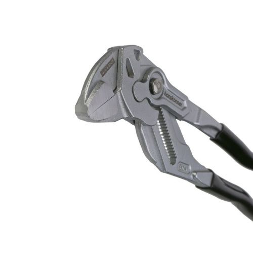 Клещи-переставные, 300мм, кнопочный шарнир, без засечек на губках, Hanskonner-Tehinstrument