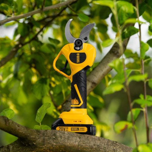 Бесщеточный аккумуляторный секатор Denzel CP-40BL, 20 В, Li-ion-Tehinstrument