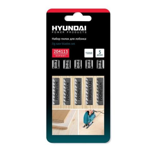 Пилка для лобзика дерево T101D Hyundai-Tehinstrument
