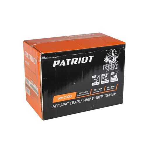 Аппарат сварочный инверторный Patriot WM 230 D-Tehinstrument