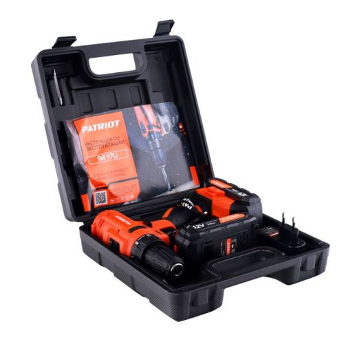 Дрель-шуруповерт аккумуляторная Patriot BR 117 Li-Tehinstrument