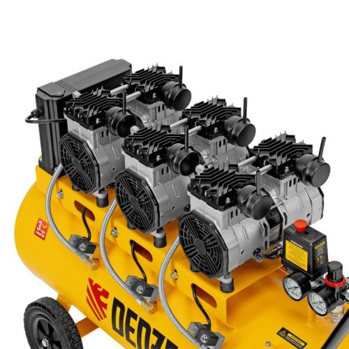 Компрессор безмасляный, малошумный Denzel DLS 3300/100-Tehinstrument