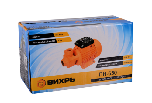 Поверхностный насос Вихрь ПН-650-Tehinstrument