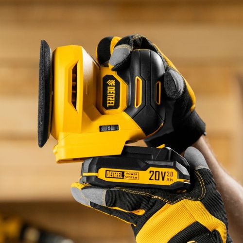 Машина шлифовальная эксцентриковая аккумуляторная Denzel CROSH-20-125, Li-Ion-Tehinstrument