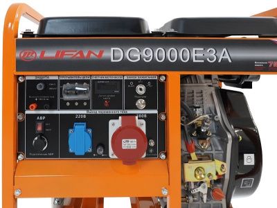 Генератор Lifan-DG9000E3A дизельный-Tehinstrument