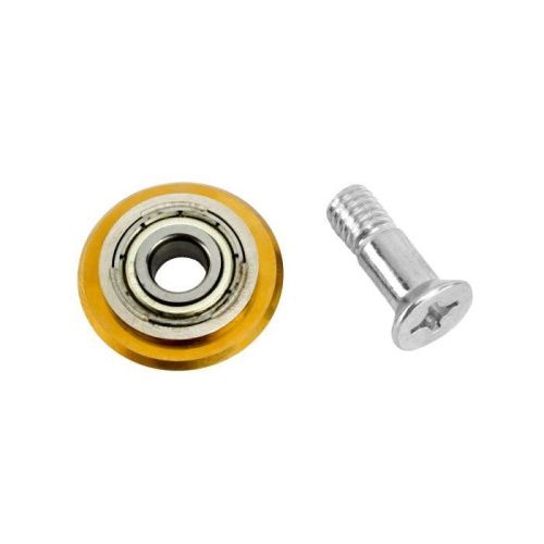 Ролик режущий с подшипником для плиткореза, 22х6х6мм, TiN Denzel-Tehinstrument