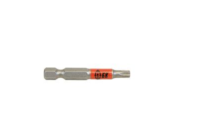 Биты t25x50мм, Torx Tamper, сталь S2, 10шт ЛЕНТА, БОЕКОМПЛЕКТ-Tehinstrument
