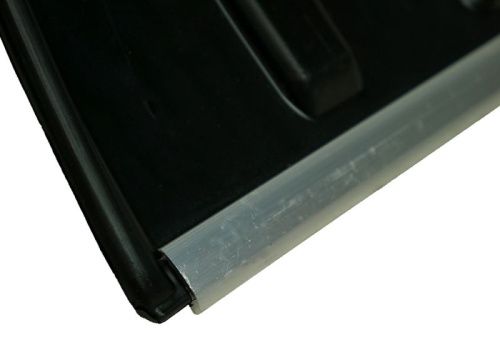 Лопата снегоуборочная 38х37 см, морозостойкий пластик, алюминевый черенок  Sturm-Tehinstrument