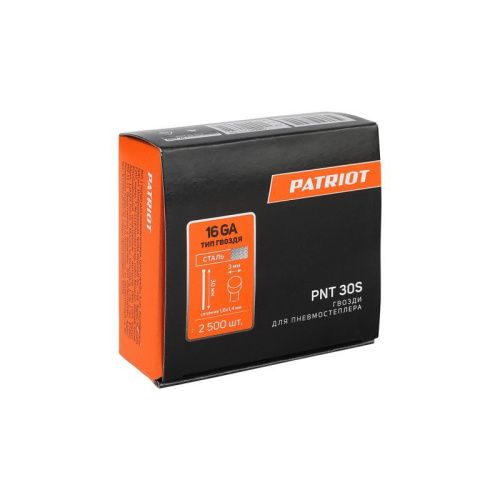 Гвозди Patriot PNT 30 S для пневмостеплера ANG 210 R-Tehinstrument