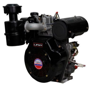 Двигатель Lifan Diesel C195FD-A, вал ?25мм, катушка 6 Ампер-Tehinstrument