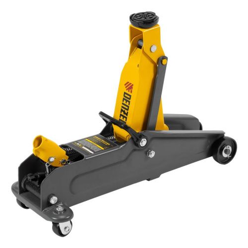 Домкрат гидравлический подкатной, 2 т, 135-385 мм, в пласт. кейсе Denzel-Tehinstrument