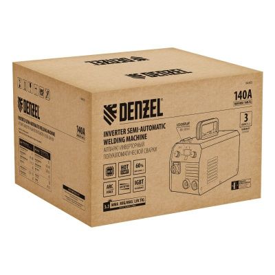 Полуавтоматический сварочный аппарат Denzel Mini MIG-140LFG-Tehinstrument