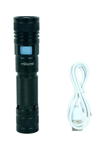 Фонарь 300лм, L2 светодиод, 3x кратный зум, 3 режима,  Sturm-Tehinstrument