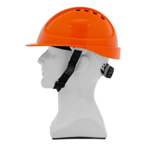 Каска защитная ударопрочная, ABS/PC, плавная регулировка, модель «Форвард» (К-05)оранж. Denzel-Tehinstrument