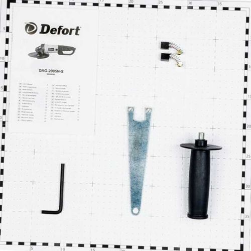 Угловая шлифовальная машина Defort DAG-2005N-S (болгарка Дефорт 2005), 98299502-Tehinstrument