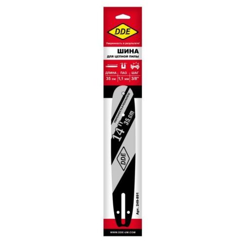 Шина пилы цепной сварная DDE 14"/ 35 см 3/8"-1,1-52 зв   144MLEA041144MLEA041-Tehinstrument
