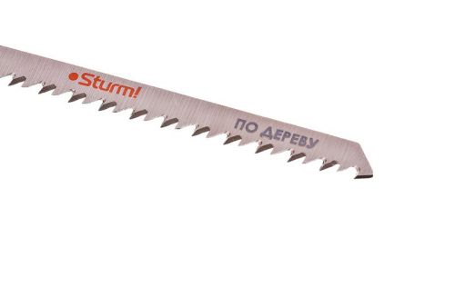 Пилки для лобзика по дереву T301CD, 5 шт, 115x90мм, шаг зуба 3мм, чистый прямой рез, HCS,  Sturm-Tehinstrument