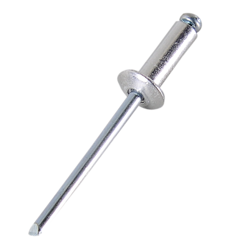 Заклёпки алюминиевые Вихрь 4,0х12 мм, 50 шт.-Tehinstrument