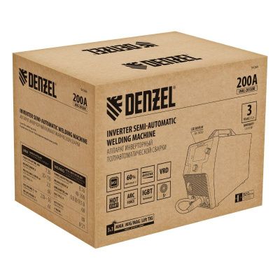 Полуавтоматический сварочный аппарат Denzel IMIG-205SDR-Tehinstrument