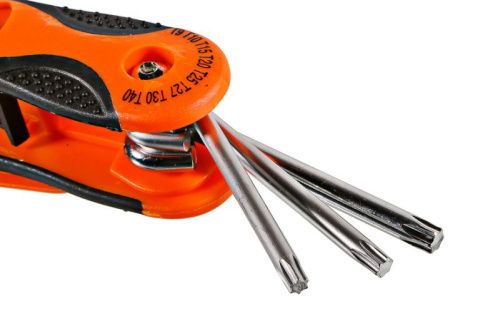 Набор ключей TORX, 8 шт, наконечник звезда, CrV  Sturm-Tehinstrument