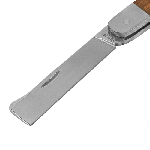 Нож садовый складной, копулировочный, 173 мм, деревянная рукоятка, Palisad-Tehinstrument
