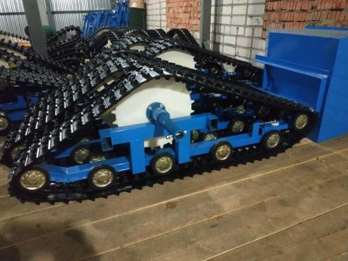 Гусеничный привод удлиненный вариант, ось 25 мм (круглый)-Tehinstrument