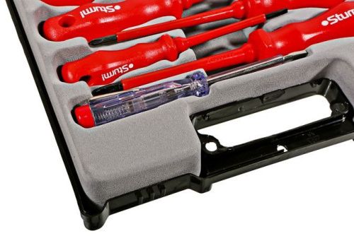 Набор отверток диэлектрических 7 шт, пластиковый кейс, CrV  Sturm-Tehinstrument