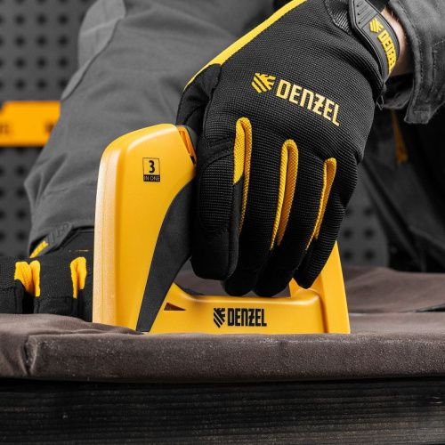 Степлер мебельный, пластиковый корпус, тип скобы: 13, 53, 300, 6-14 мм, Denzel-Tehinstrument