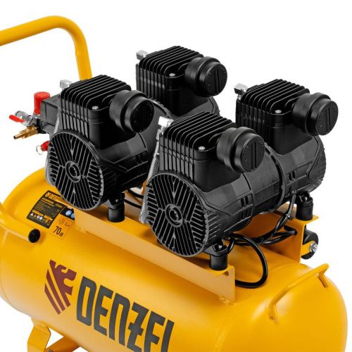 Малошумный безмасляный компрессор Denzel DLP-3000/50-Tehinstrument