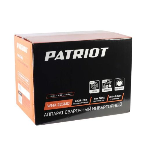Полуавтомат сварочный инверторный Patriot WMA 225 MQ-Tehinstrument