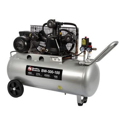 Компрессор поршневой масляный QUATTRO ELEMENTI BW-500-100-Tehinstrument