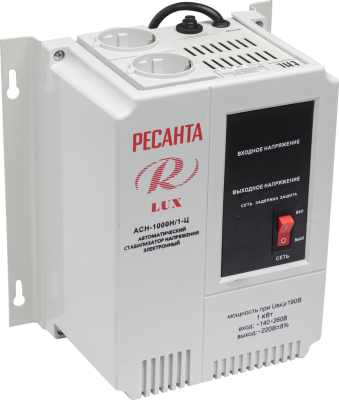 Стабилизатор напряжения серии LUX РЕСАНТА АСН-1000Н/1-Ц-Tehinstrument