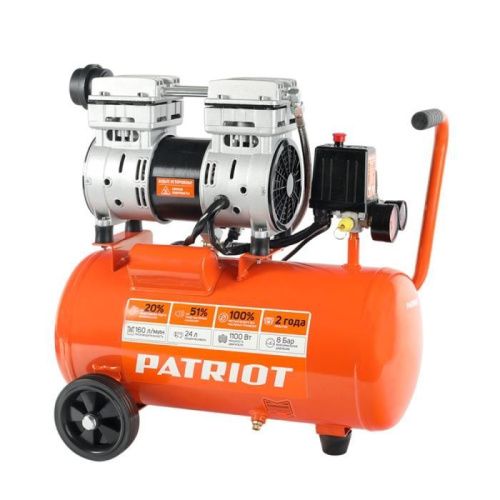 Компрессор поршневой безмасляный Patriot WO 24-160-Tehinstrument