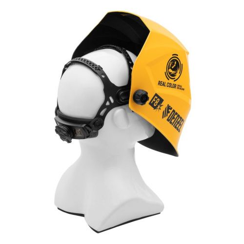 Щиток защитный лицевой (маска сварщика) F8, см. окно 100х50, Real Color, DIN4/5-8/9-13// Denzel-Tehinstrument