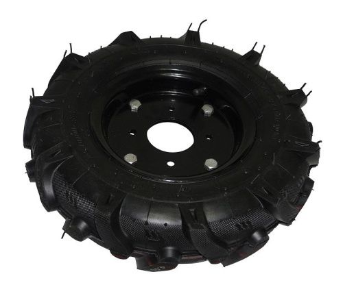 Колесо пневматическое Habert 4.00-8 Елочка 4 отверстия-Tehinstrument