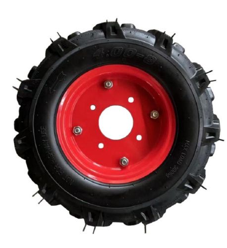 Колесо пневматическое Habert 4.00-8 Елочка 4 отверстия-Tehinstrument