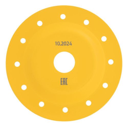 Чашка твёрдосплавная зачистная Denzel,125 мм, плоская, крупное зерно #8-Tehinstrument