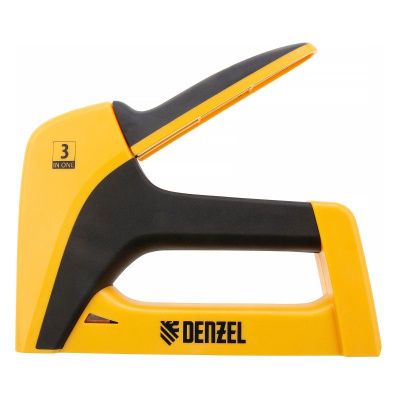 Степлер мебельный, пластиковый корпус, тип скобы: 13, 53, 300, 6-14 мм, Denzel-Tehinstrument