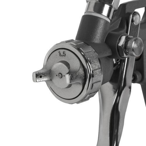 Краскопульт пневматический QUATTRO ELEMENTI с верхним бачком 600 мл,  сопло 1,5 мм, разъем  сопло 1,5 мм, разъем EURO-Tehinstrument