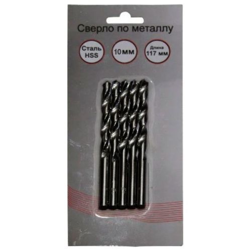 Сверло по металлу 10 мм, HSS-Tehinstrument