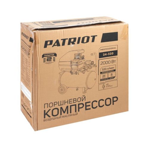 Компрессор поршневой масляный Patriot Professional 24-320-Tehinstrument